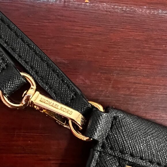 Michael Kors Jet Set Zip Clutch Large Black - Picture 6 of 9